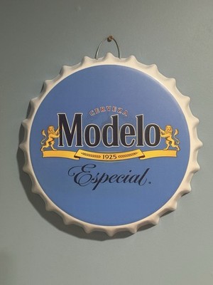 Modelo Especial Beer Bottle Cap Metal Sign Bar Decor Man Cave Cerveza Since 1925