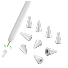 10 Pack for Apple Pencil Tips, Only Replacement Apple Pencil Tips White