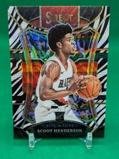2023 Panini Select Zebra Mezzanine #324 Scoot Henderson RC Rookie SP Case Hit