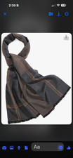 Fashion black ladies cotton scarf