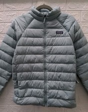 New Patagonia Kids Down Sweater Jacket Bernacle Blue Size XXL  16-18 