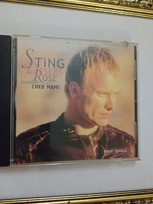 Sting Featuring Cheb Mami   Desert Rose CD USED 