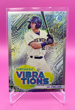 2022 Bowman Chrome SAL FRELICK Milwaukee Brewers Virtuosic Vibrations VV-14