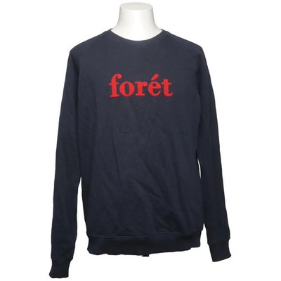 Forét, Sweatshirt, Größe: M, Blau, Bio-Baumwolle, Einfarbig, Sweat, Herren #sxN
