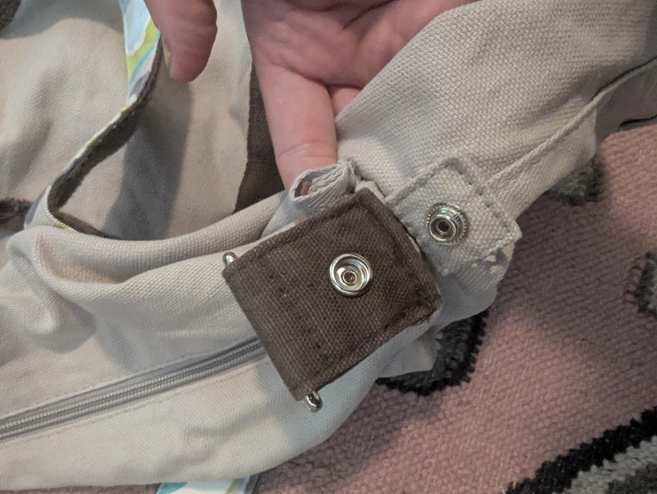 Bolso de Mano Thirty One 31 Retro Metro Weekender SIN Correa para el Hombro Retirado Como Nuevo Chip Foto 4 de 4