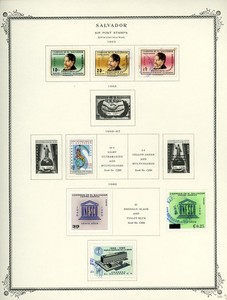EL SALVADOR Selections on Scott Specialty Album Page Lot #65 - SEE SCAN - $$$