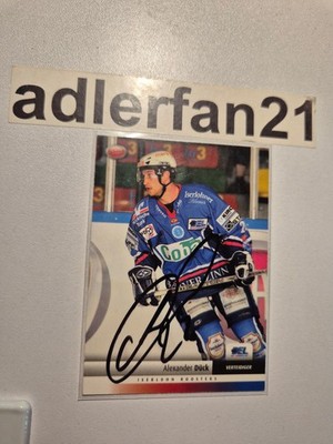 DEL 07-08 2007-2008 SIGNIERT Alexander Dück Iserlohn Roosters