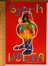 BJORK volta Promo POSTER rolled 2-sided 2007 electronic POP 11x17"