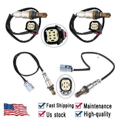 4pcs Oxygen Sensor Up+Downstream For Ford 2015-2019 Edge 2016-2019 Explorer 3.5L
