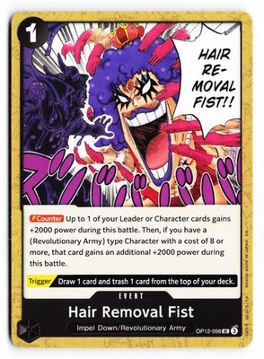 Hair Removal Fist OP12-098 Normal UC LP
