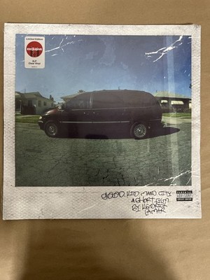 Kendrick Lamar - good kid, m.A.A.d city LE Clear Vinyl USED NOT TESTED