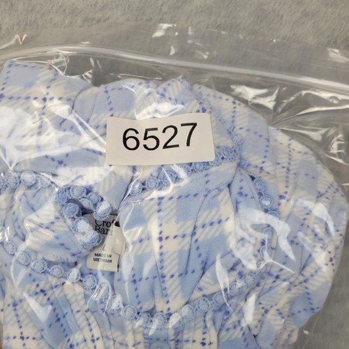 Croft and Barrow Long Nightgown L/S Blue Plaid Flannel Women's Size L NWT - Picture 12 of 12