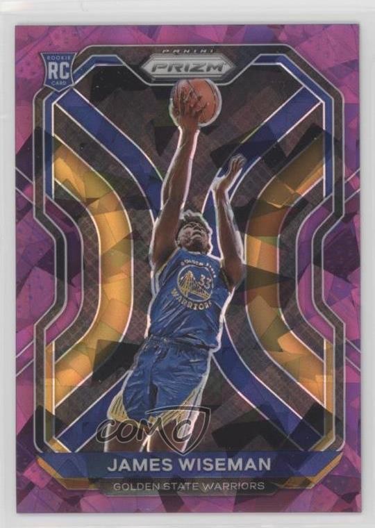 2020-21 Panini Prizm Purple Ice Prizm 137/175 James Wiseman #268 Rookie RC o8g