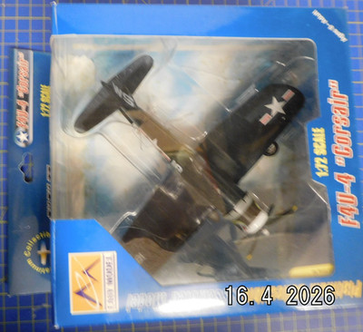 1/72 Easy Model 37237,  Vought F-4U-4 Corsair VMF-323 U.S.M.C, Selten, NEUWERTIG