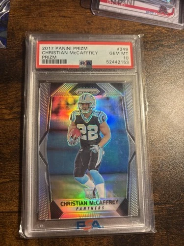 2017 Prizm Christian McCaffrey #249 PSA 10