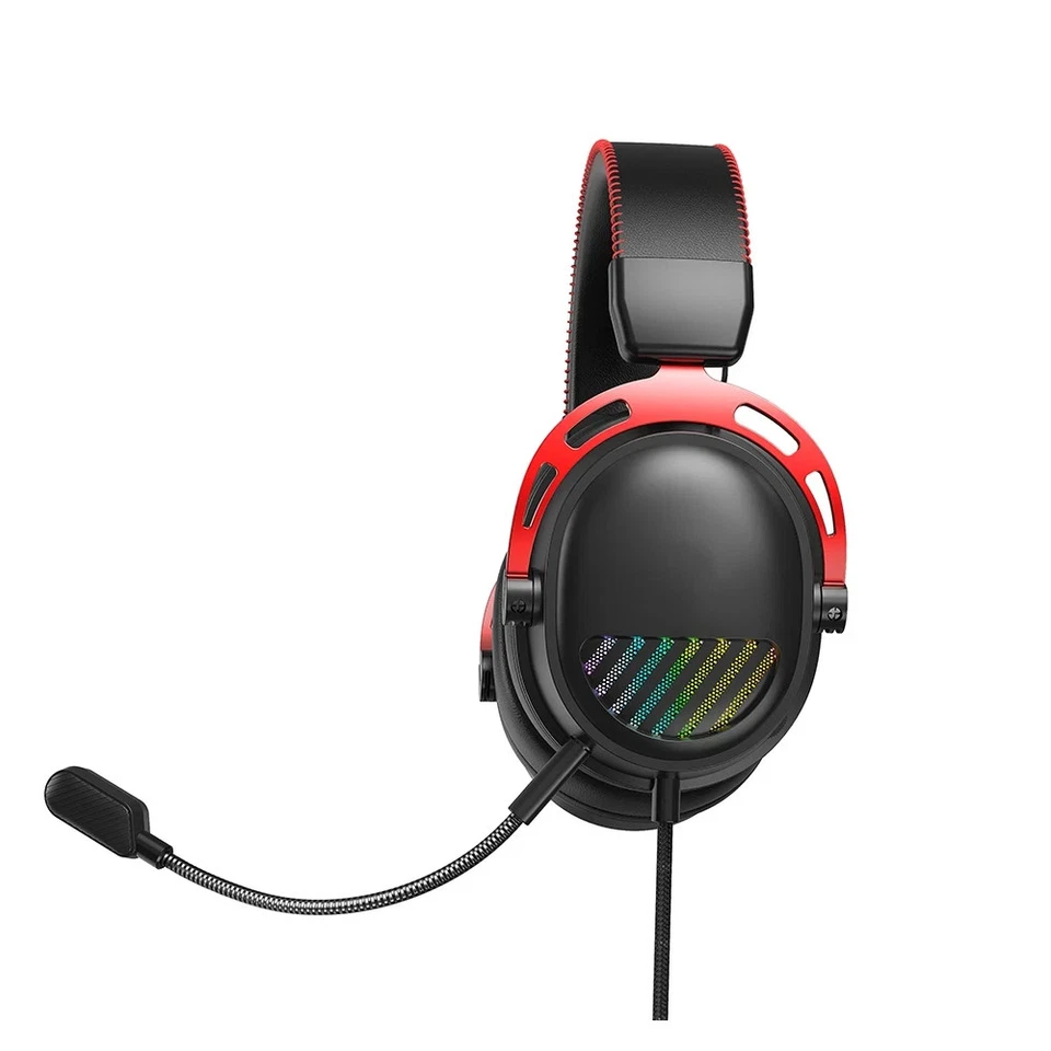 Wired Gaming Headset for PC, PS5, PS4, Xbox with Detachable Noise Canceling Mic - Image 3 of 4