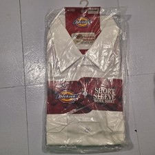 Vintage USA Made Dickies Workwear Work Shirt Short Sleeve NOS 2002 XL