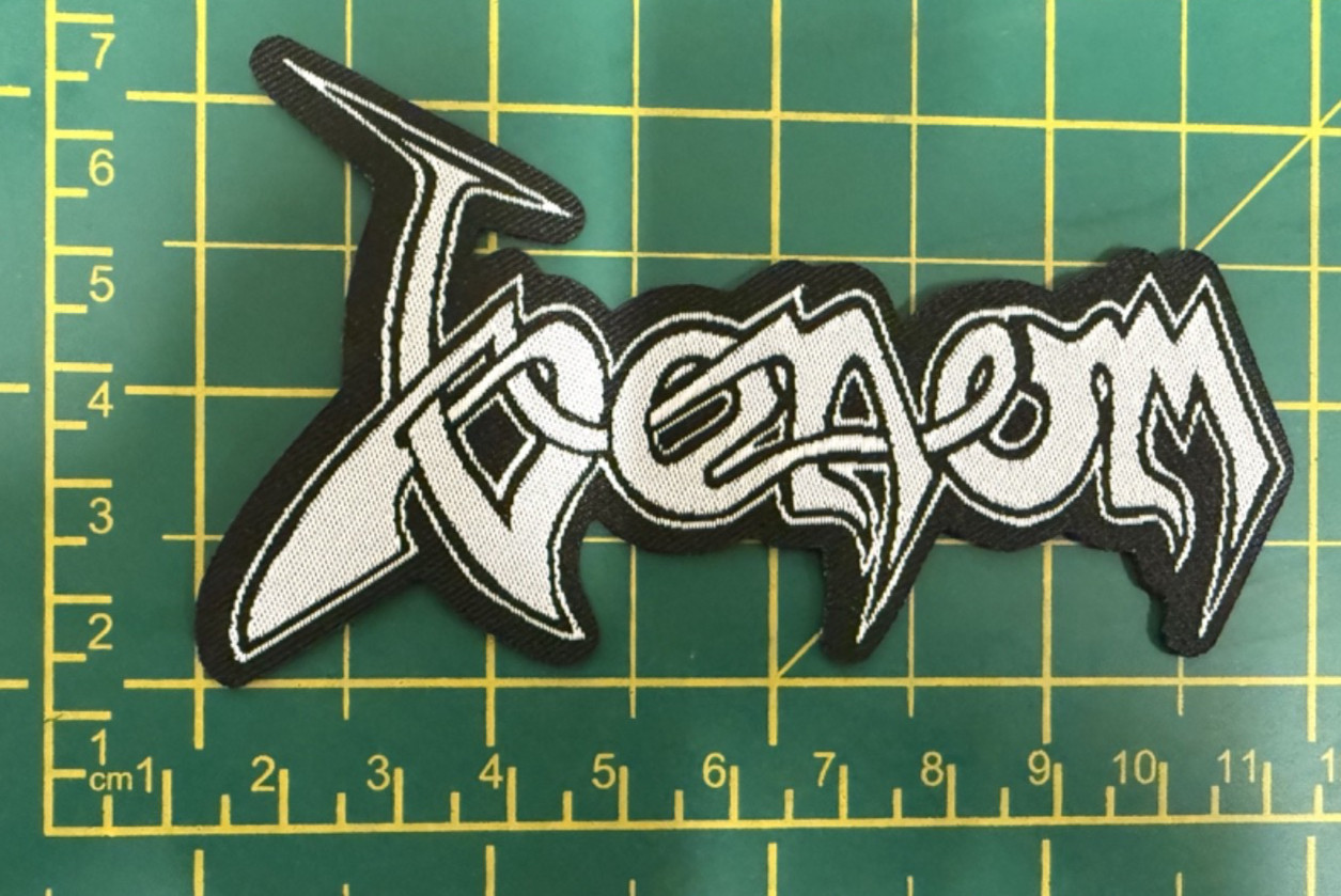 Venom Logo Shaped Sew On Printed Patch Officially Licensed