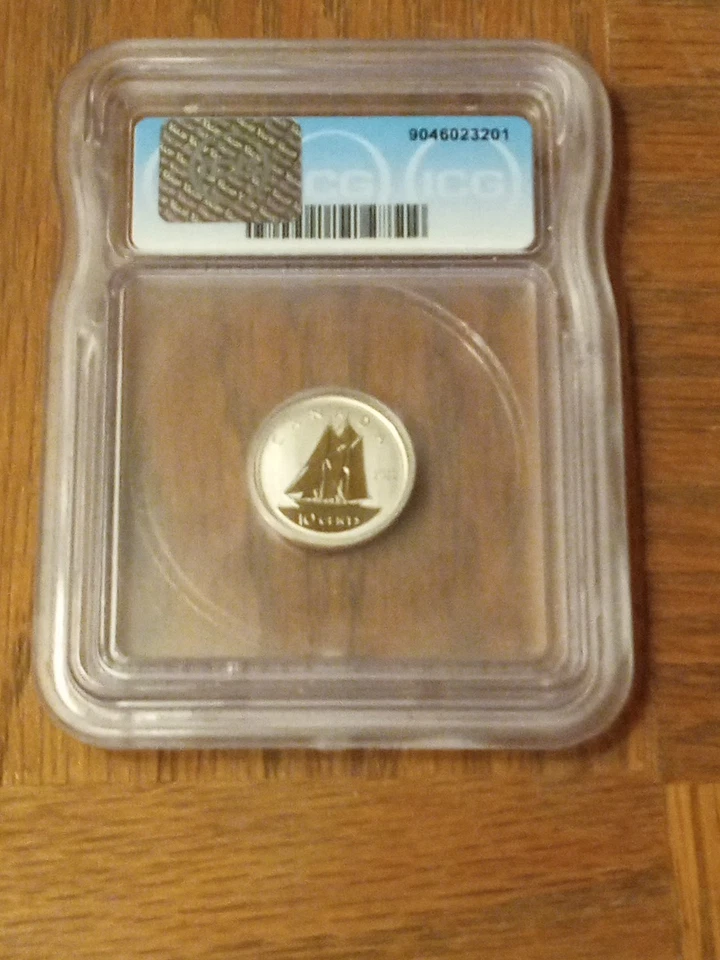 2022 Canada 10 Cent ICG SF 70 Bluenose - Image 4 of 4