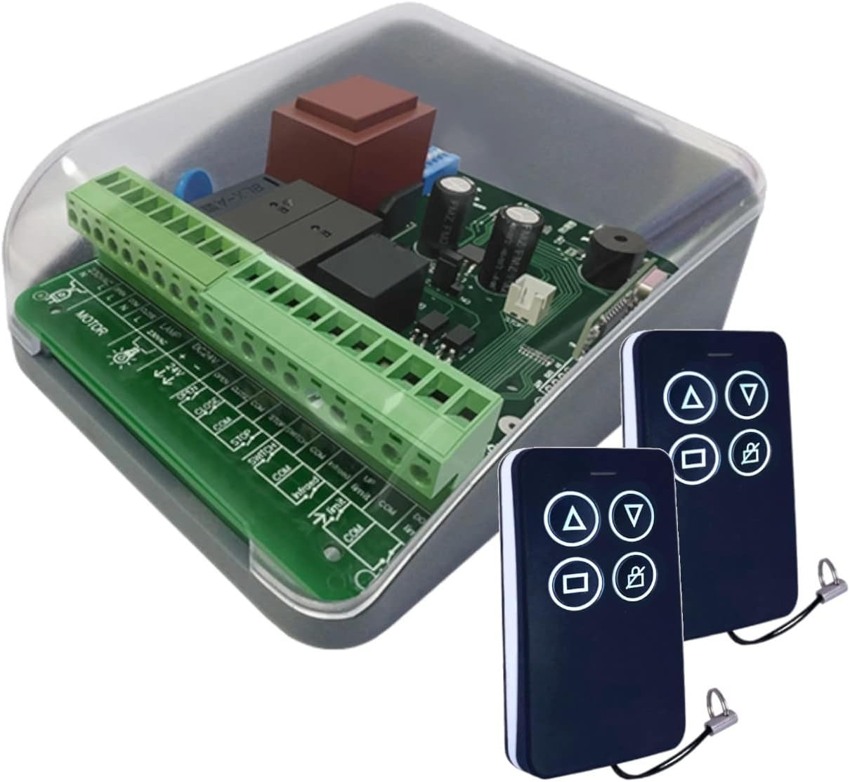 Kit Centralina Serranda Saracinesca + 2 Telecomandi Universale 220V