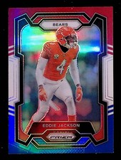 Eddie Jackson 2023 Panini Prizm Red White and Blue Prizm #52 Chicago Bears