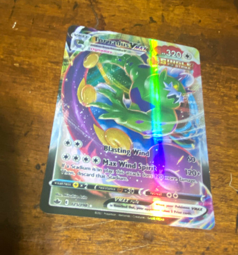 Pokemon TCG Tornadus VMAX 125/198 Chilling Reign Full Art Holo UR EN 2021