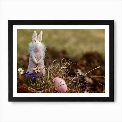 Easter Bunny 125 Art Print Framed Wall Art Poster Canvas Print Picture