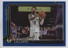 2025-26 Topps Blue Rainbow 95/150 Damian Lillard #55 06l3