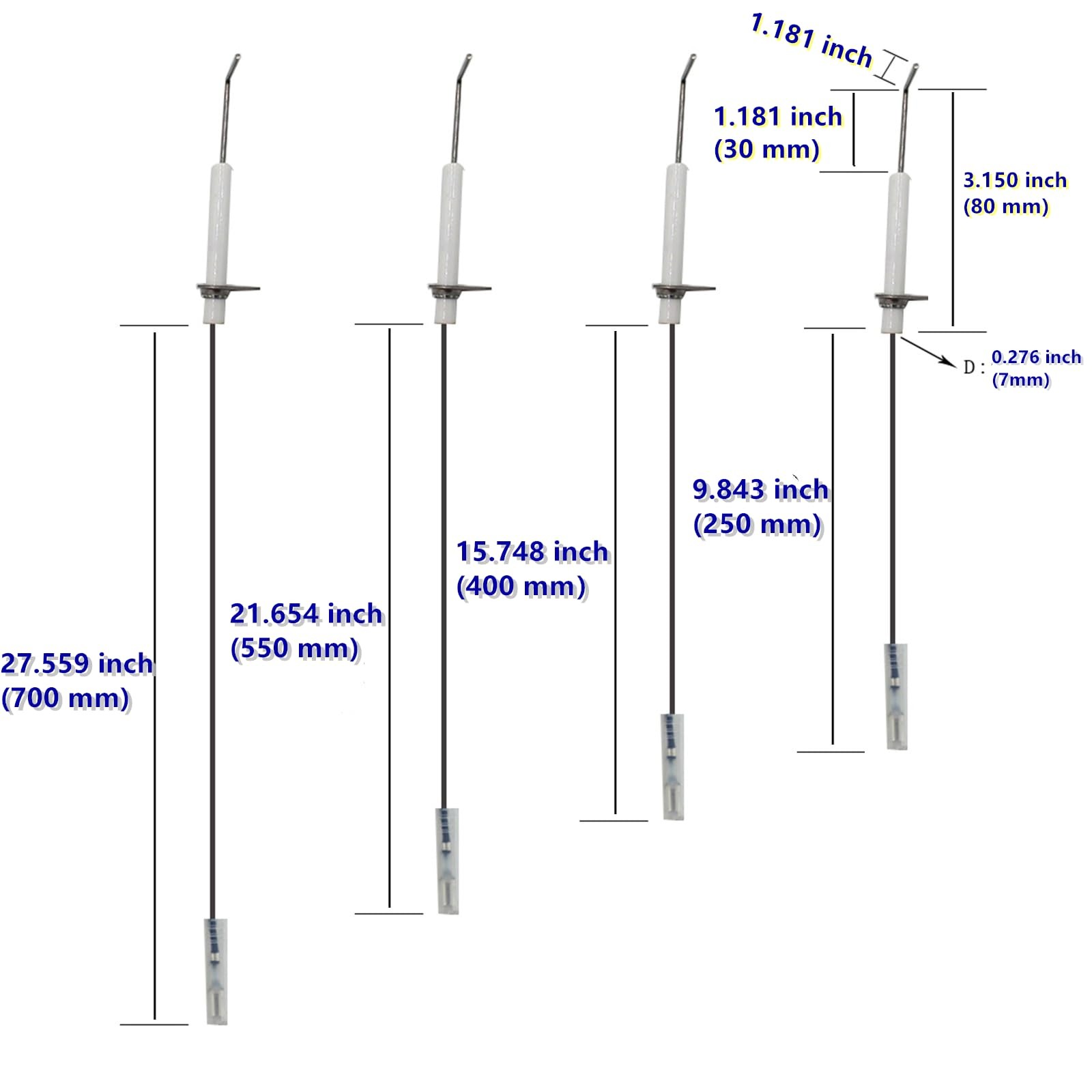 4 Outlet Grill Igniter Kit for Blackstone 28 Inch Griddle – High Spark Electr...