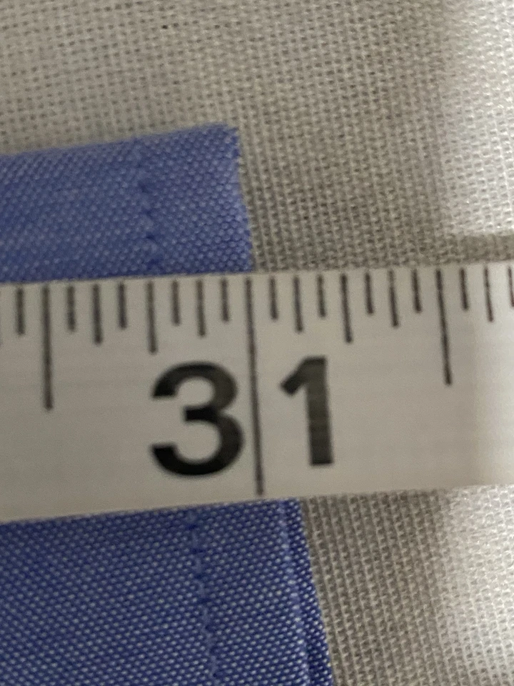 NUEVO CON ETIQUETAS Camisa de vestir Cambridge Classics para hombre manga larga abotonada talla 15 1/2 32/33 Foto 4 de 4