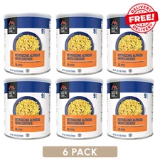 Mountain House Fettuccini Alfredo Chicken Freeze-Dried Food #10 Can - Pack of 6