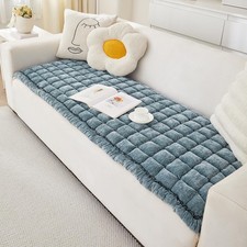 Chenille Dog Couch Cover Protector, Non-Slip Sofa Topper for Dogs Cats, Thi...