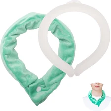 Neck Ice Pack, Ice Neck Wrap Ice Ring Hot Cold Therapy Soft Gel for Pain Relief 