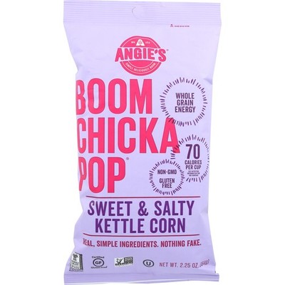 Angie'S Boom Chicka Pop Sweet & Salty Kettle Corn Popcorn 2.25 Oz