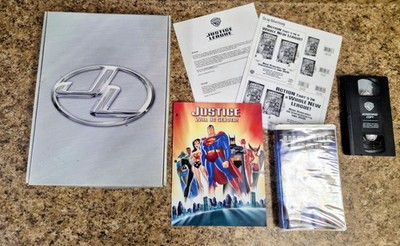 Justice League: Animated Rare Screener Blockbuster Store Promotion Box Kit (VHS)