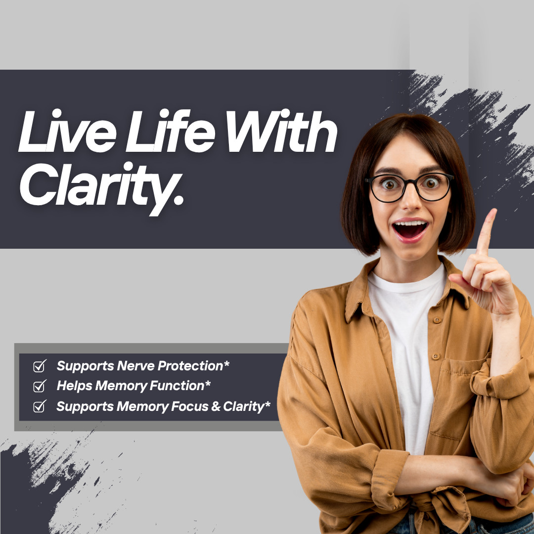 Nerve  Clear- Brain Support- 4 Bottles- 240 Capsules