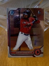 2022 BOWMAN CHROME PROSPECT 1ST CARD #BCP-80 GUARDIANS - JUNIOR SANQUINTIN
