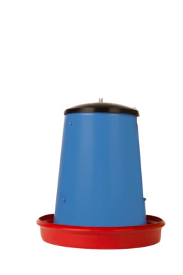 Mangiatoia Per Polli Da 15kg | Con Gambe E Fondo Antispreco | Plastica Alimentare | Facile Da Pulire - Foto 2