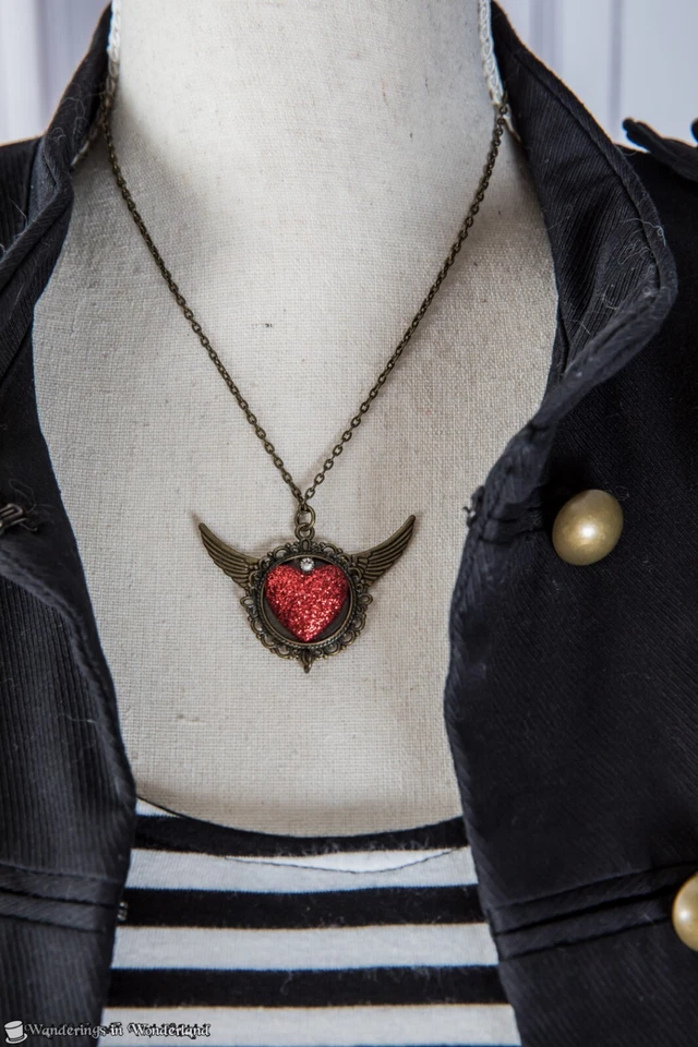 Pequeño Disfraz Pirata Gótico Rojo Tutú Steampunk Renacimiento Halloween Foto 3 de 4