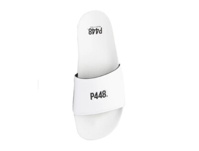 P448 SUPER WATER RESISTANT SLIDE SANDAL WHITE SIZE 7US 37EU $95
