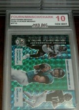 JAGUARS****2020 Panini MOSAIC-FLEA Flicker***Gem MINT 10--PRIZM***Mad Dog GRADE