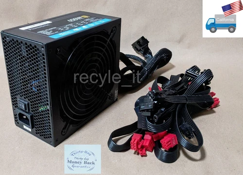 PowerSpec Semi-Modular 650W 80plus Gold Certified ATX 12V Gaming PC Power Supply