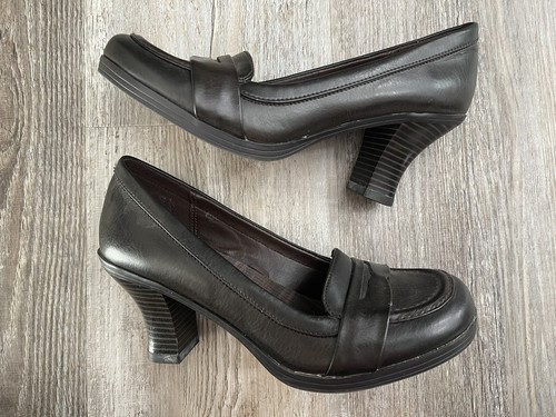 Vintage Lower East Side Womans Heels Y2K Size 6 Brown - Picture 5 of 8