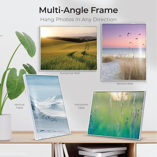Contemporary Front Loading Collage Frame Set of 6 - Versatile Display for Art - Picture 4 of 8