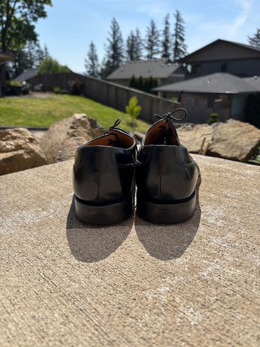 Loake schwarz Leder Oxford Kappe Zehe Schnürschuh Stil 200B Herren Größe US 11,5 - Bild 10 von 11