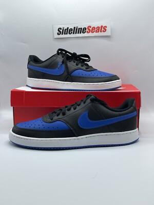 Nike‎ Court Vision Low ‘Black Game Royal’ DM8681-001 Men’s Sneakers Size 11.5 NIKE Men main image 3