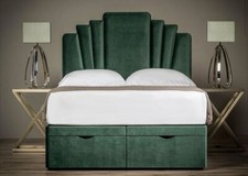 Ottoman Storage Bed Divan Bed Soft Plush Layered Gas Lift Up Frame !!!