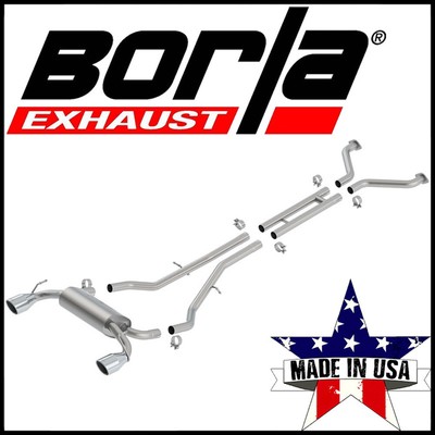 Borla S-Type 2.25'' Cat-Back Exhaust System fits 2009-2020 Nissan 370Z 3.7L V6
