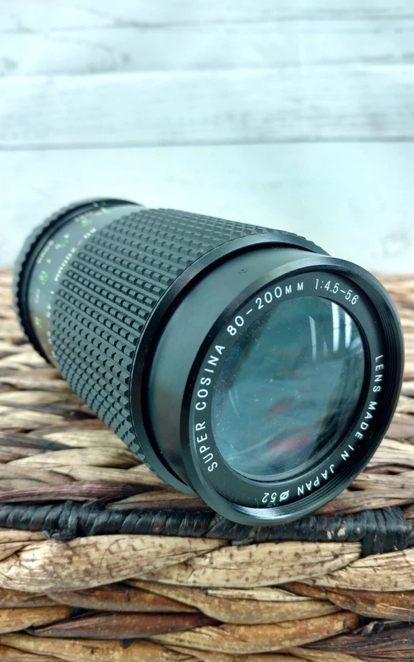 LENTE ZOOM COSINA 80-200 MM, MACRO 1:45-56 MC. JAPÓN. Foto 2 de 4