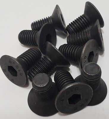 M12 x 1.75 x 25 mm Flat Head Socket Cap Screw 10.9 DIN 7991